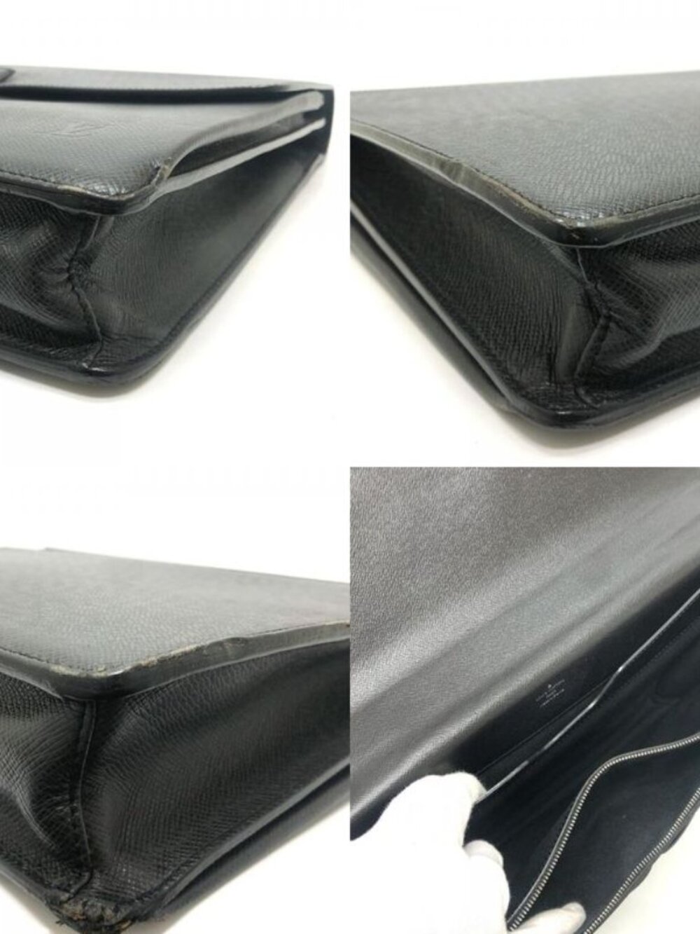 Louis Vuitton Business Bag Neo Robusto 2 Taiga Leather Ardoise Black - Picture 7 of 9
